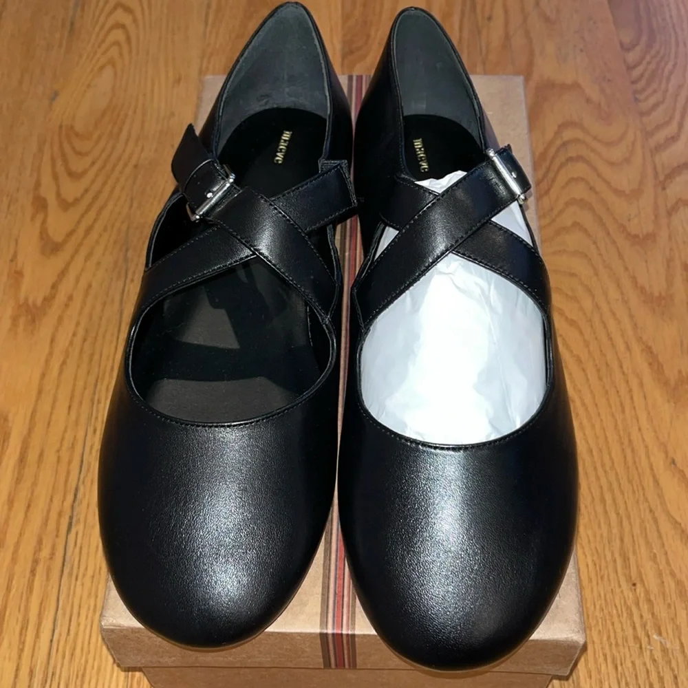 Maeve Criss Cross Mary Jane Flats - Picture 4 of 9